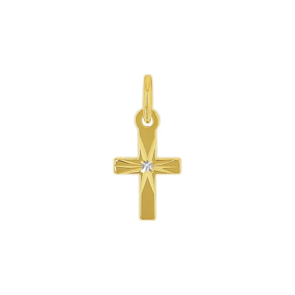 amor-motivanh-nger-9218479-kreuz-anh-nger-gold-1-6-cm-damen image 1