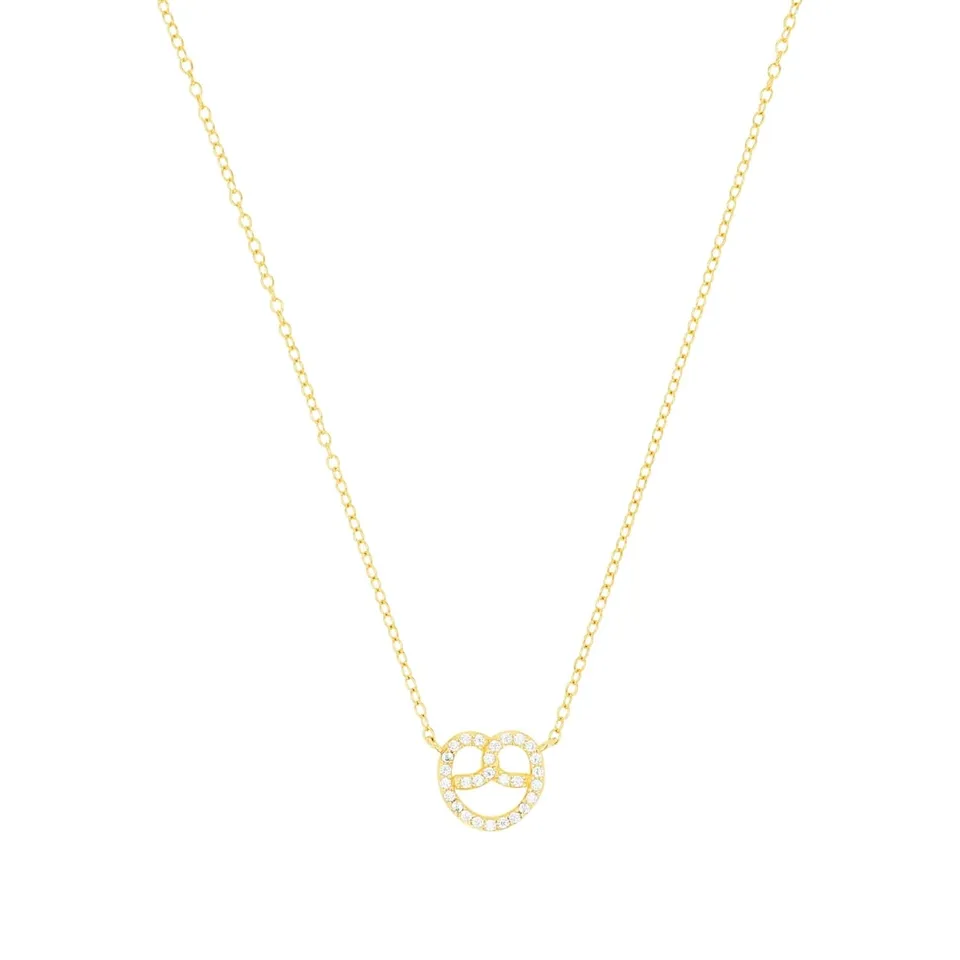 amor-halsschmuck-2039235-kette-silber-brezel-40-5-cm image 1