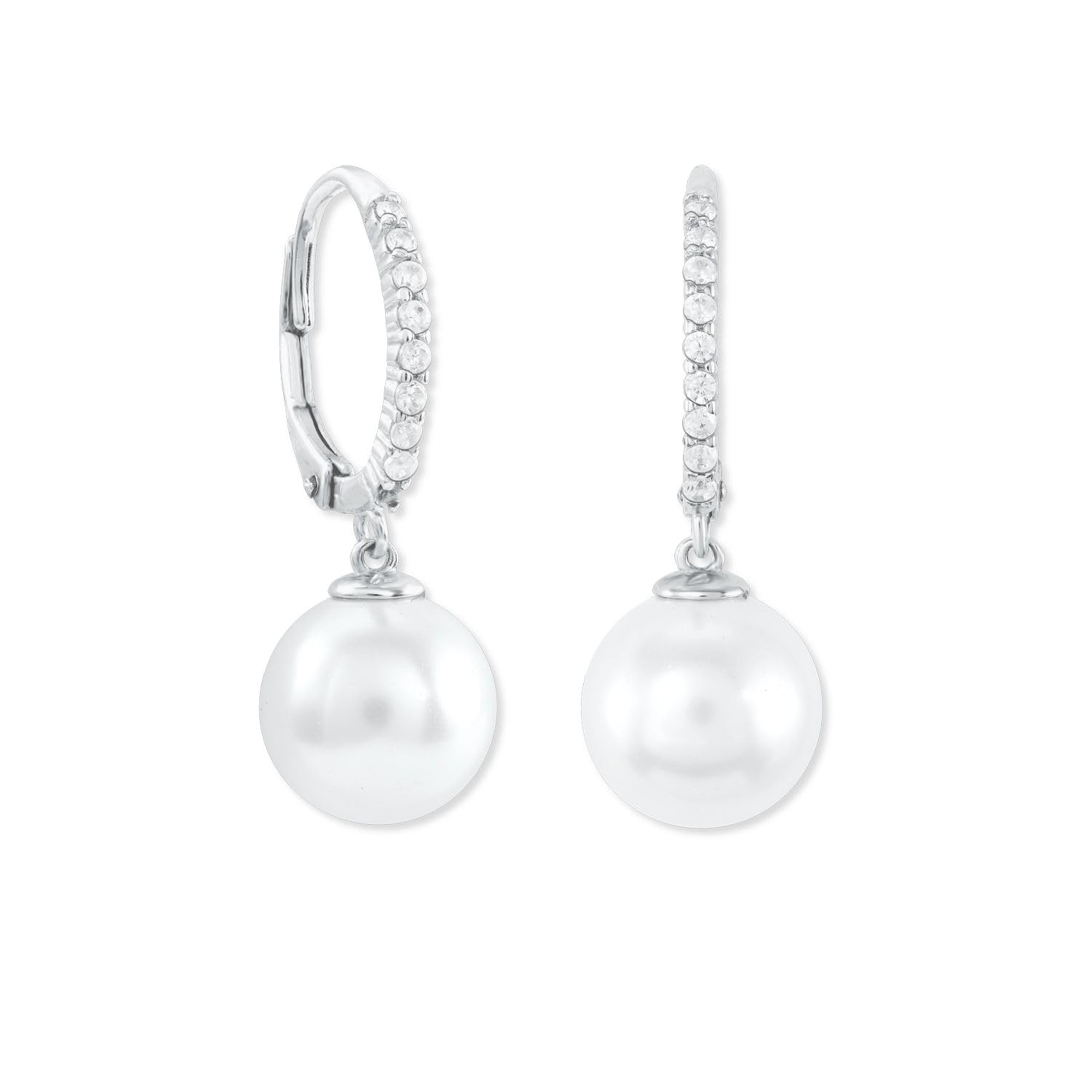 amor-2023876-creolen-silber-zirkonia-muschelkernperle-2-9cm image 1