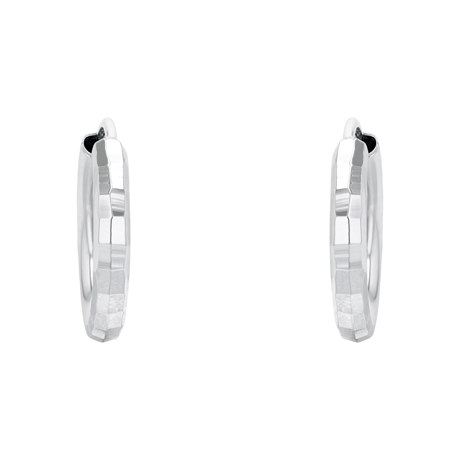 amor-ohrschmuck-creolen-925-silber-schwarz-14-mm image 2