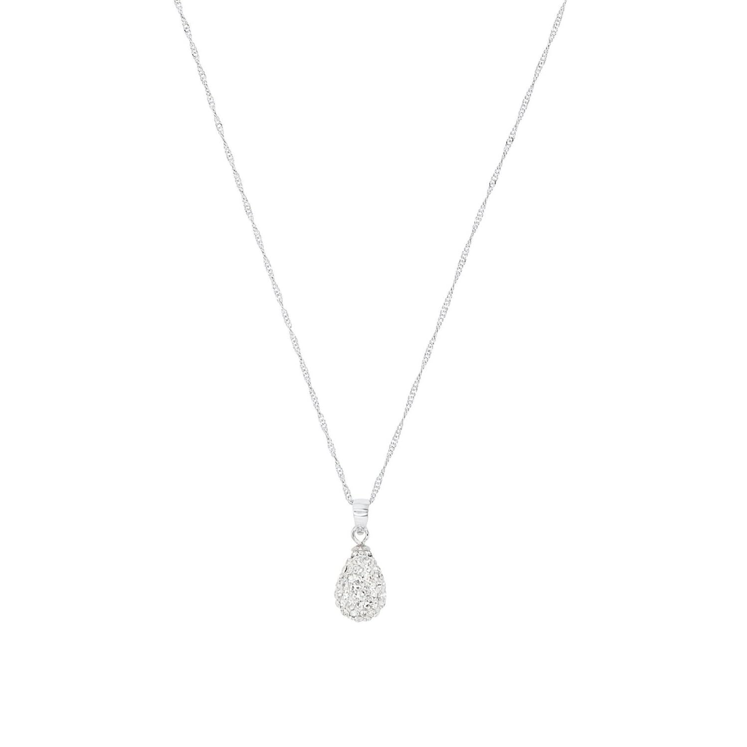 amor-halsschmuck-halskette-925-silber-42-cm-kristall image 1