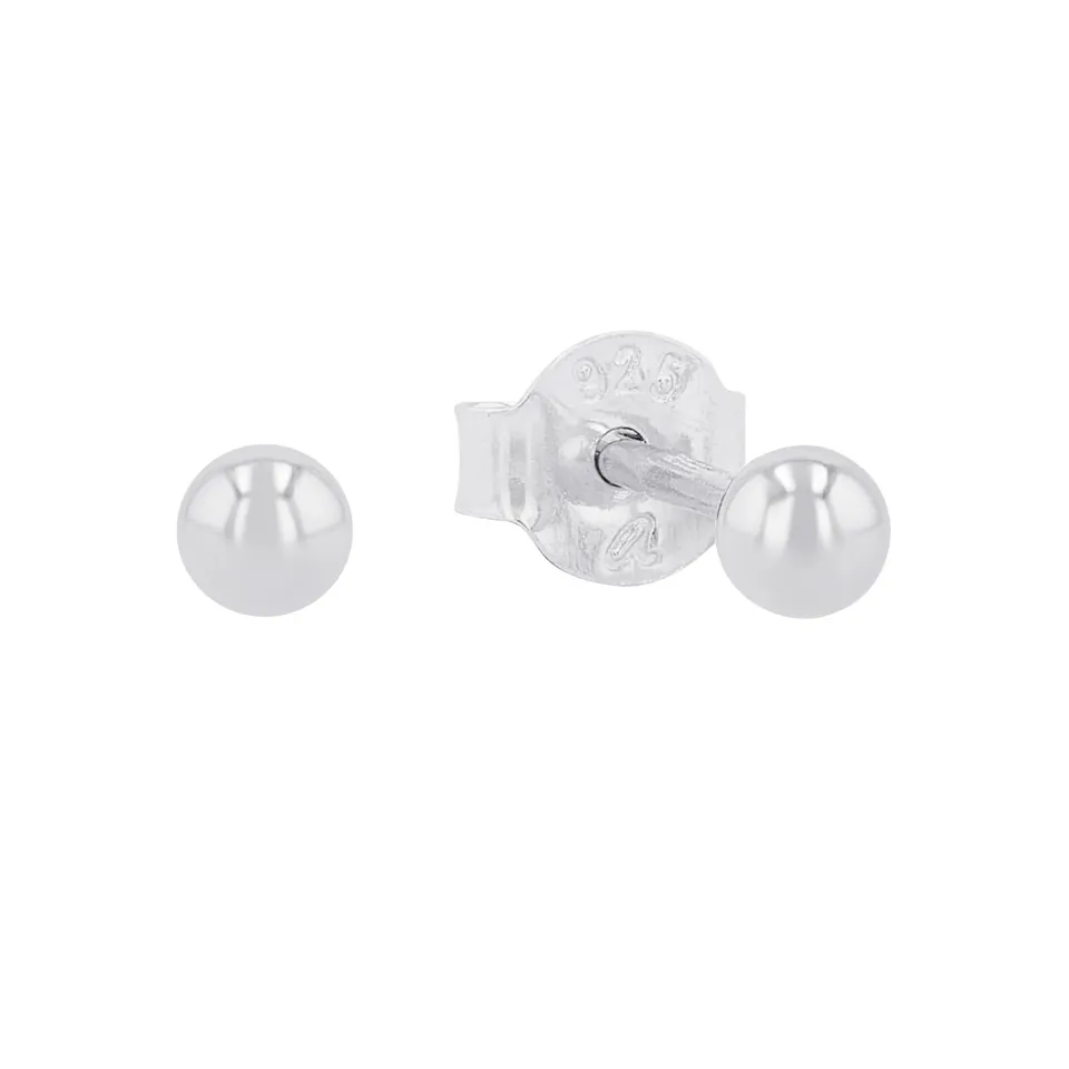 amor-ohrschmuck-kugel-ohrstecker-9063406-silber-3-mm image 1
