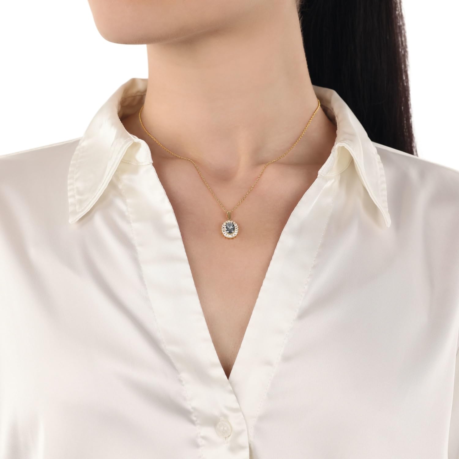 amor-2039082-kette-mit-anh-nger-925-silber-zirkonia-42-3-cm image 4