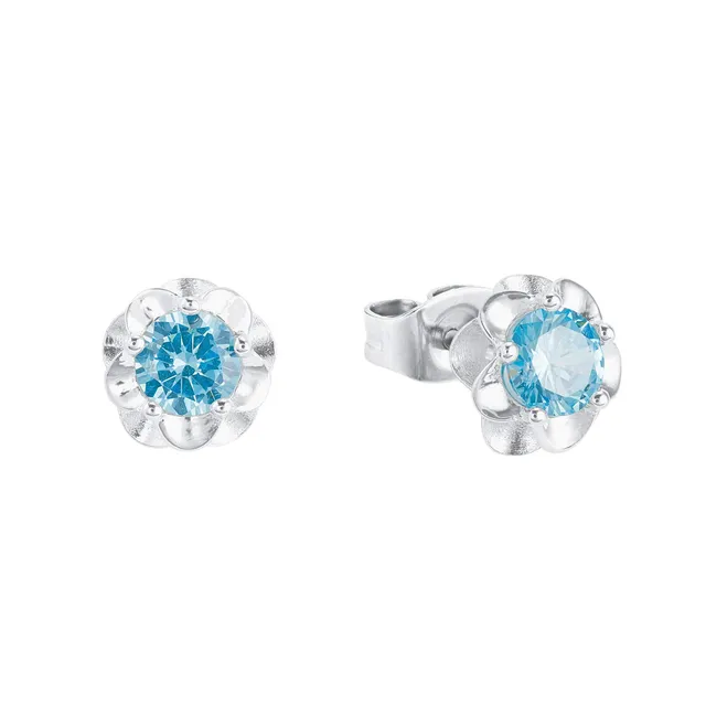 amor-ohrschmuck-9257614-ohrstecker-blau-zirkonia-0-7-cm image 1