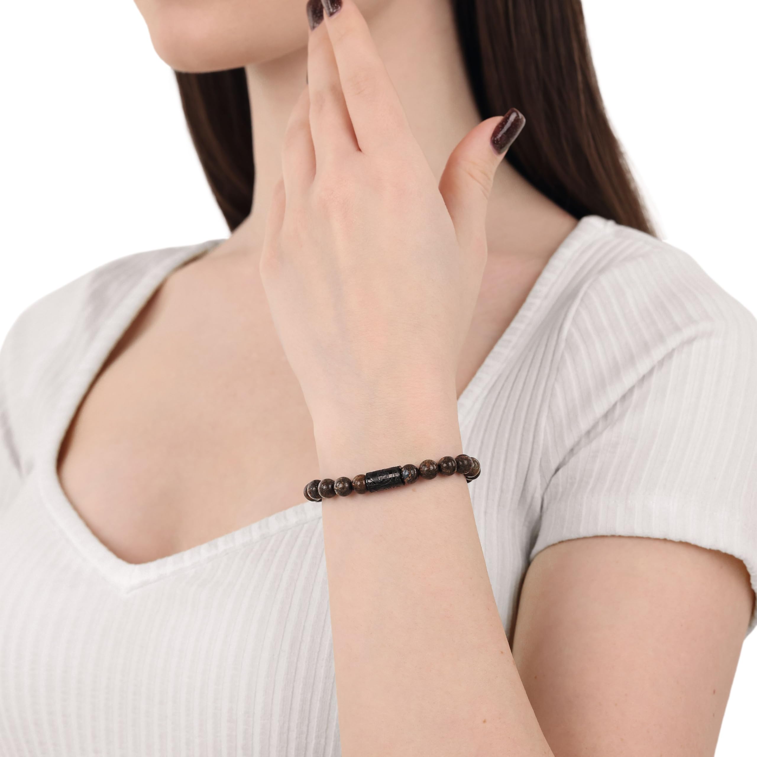 amor-universal-armband-edelstahl-schwarz-onyx-skorpion-19-cm image 4