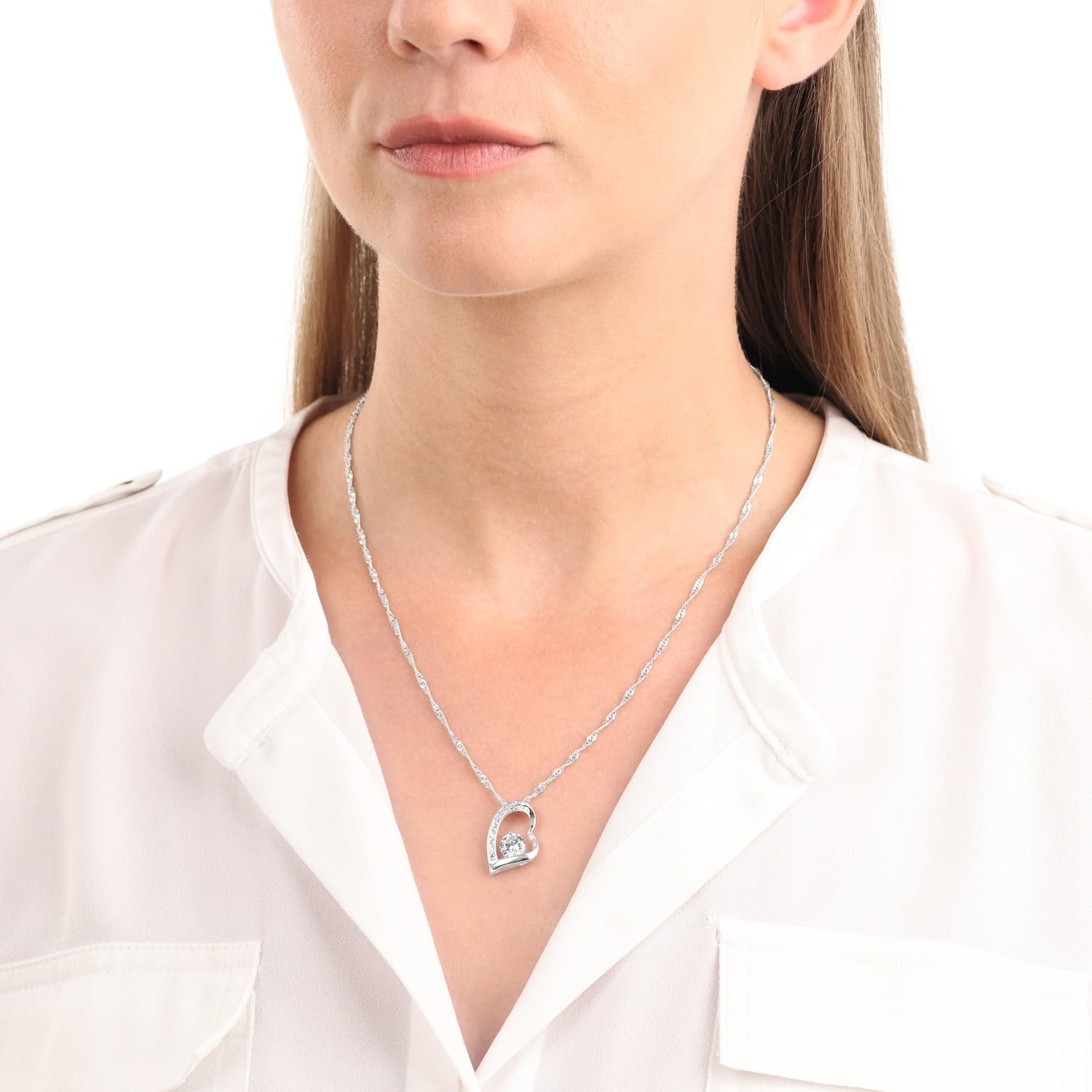 amor-herz-kette-925-silber-damen-halsschmuck-zirkonia-geschenkbox image 4
