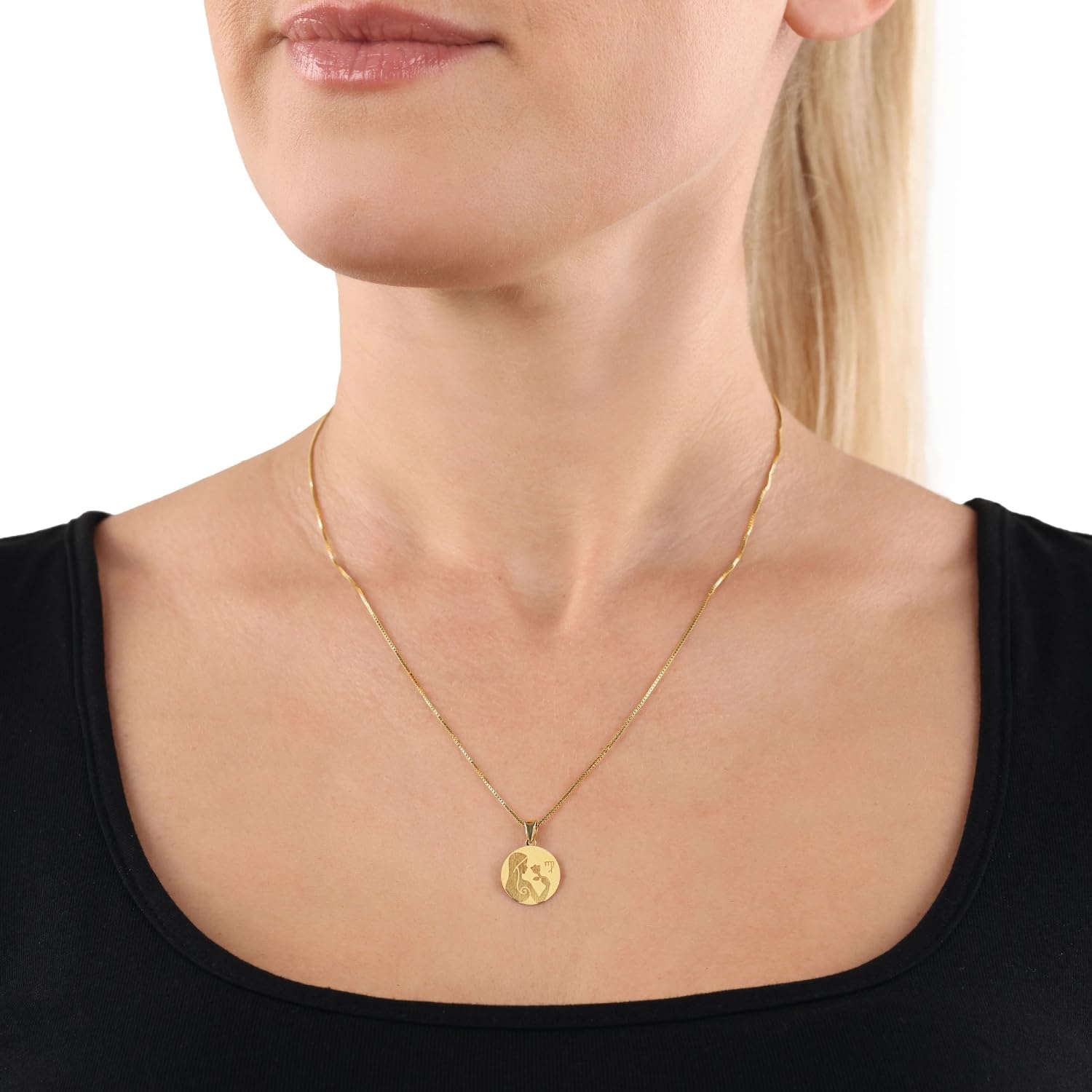 amor-anh-nger-2020786-jungfrau-gold-unisex-sternzeichen image 2