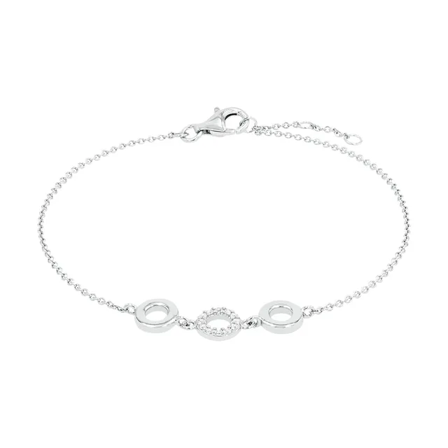 amor-armschmuck-armband-silber-17-1-1-cm-zirkonia image 1