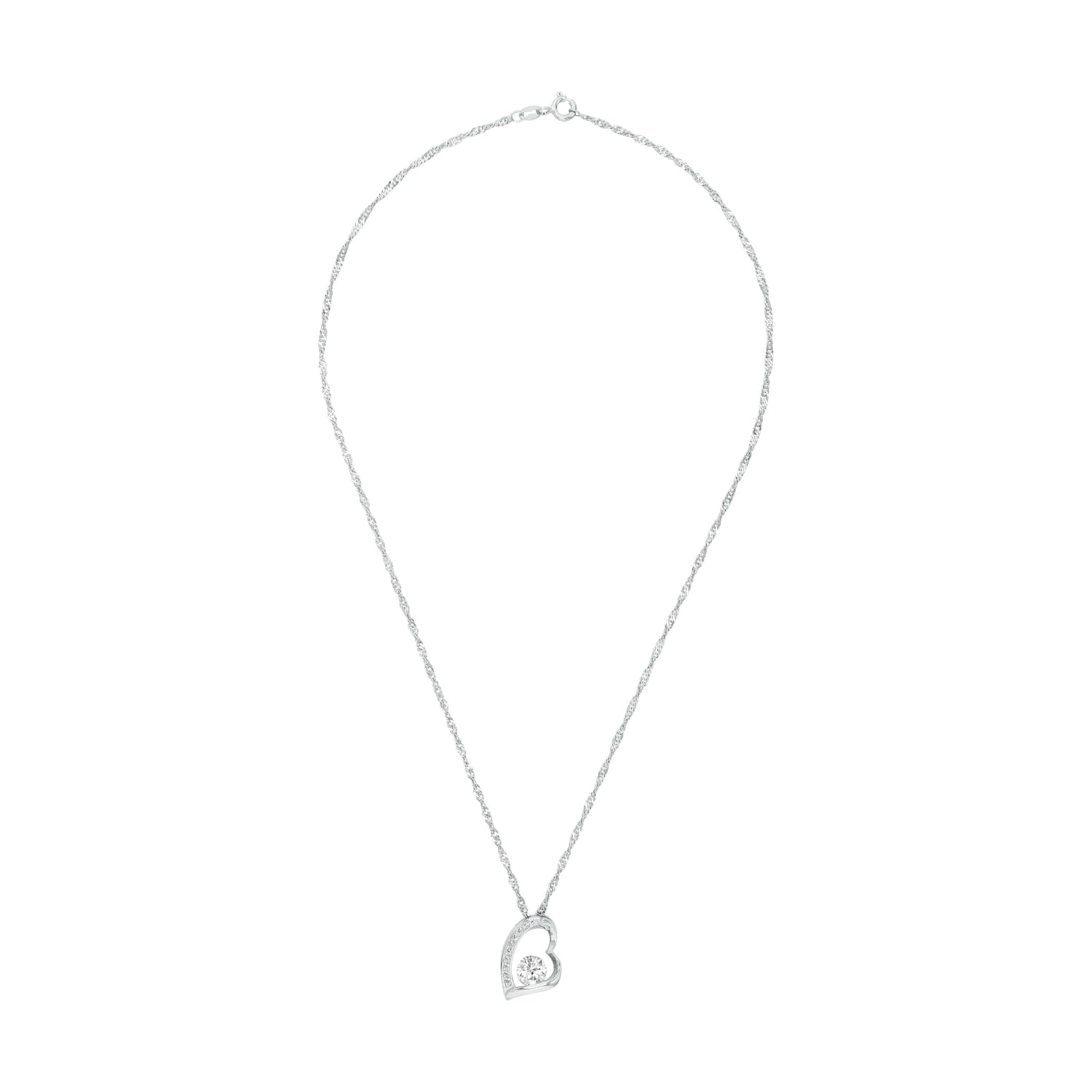 amor-herz-kette-925-silber-damen-halsschmuck-zirkonia-geschenkbox image 2