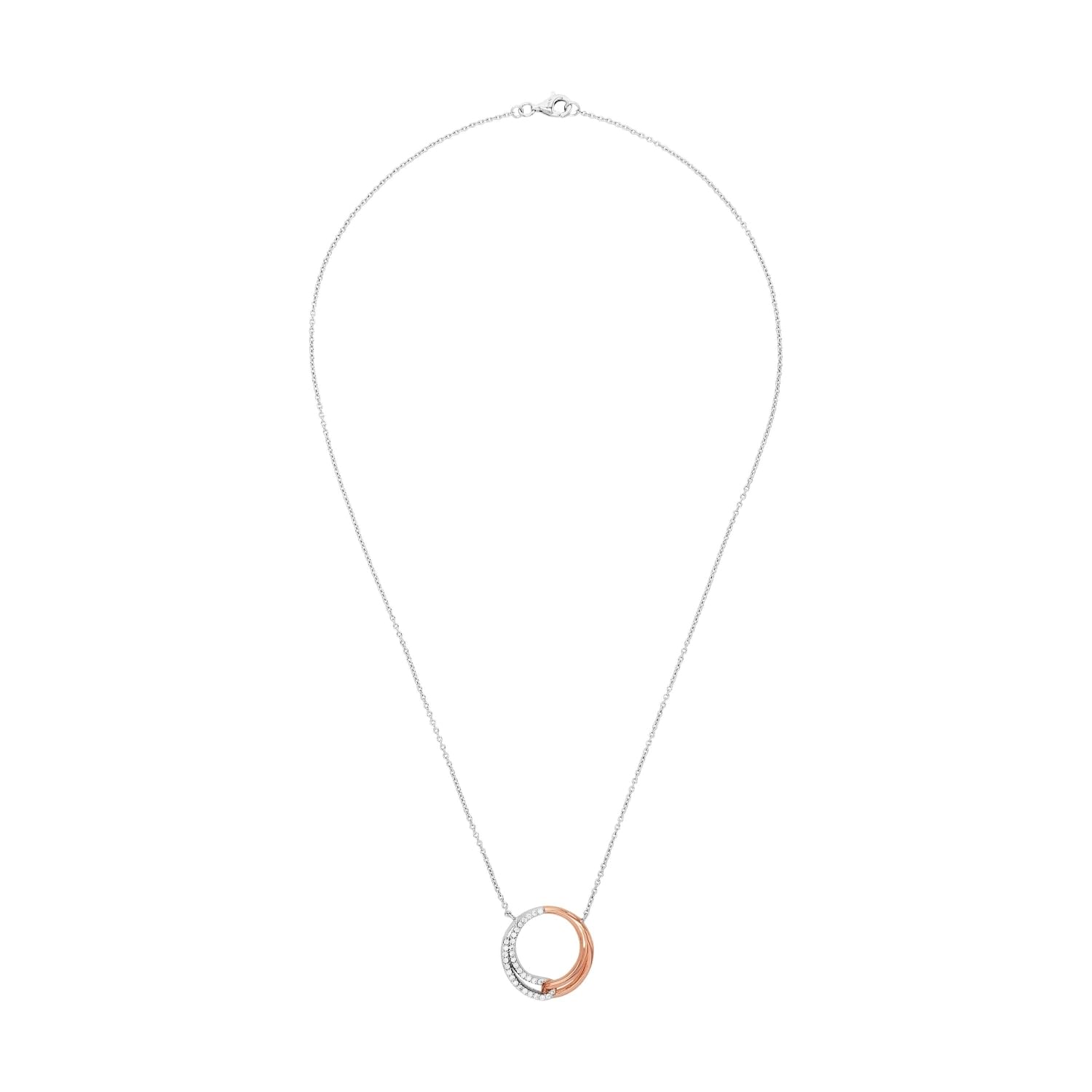 amor-halsschmuck-kette-2026271-bicolor-45-cm-zirkonia image 2