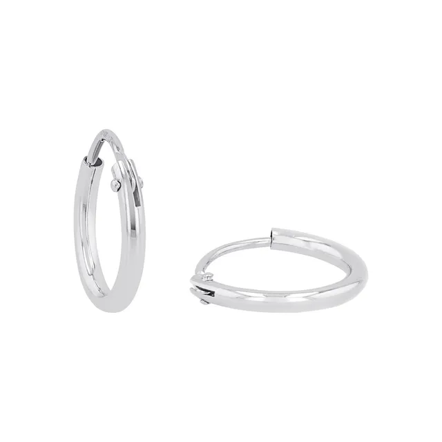 amor-creolen-9061273-ohrringe-silber-1-1-cm-unisex image 1