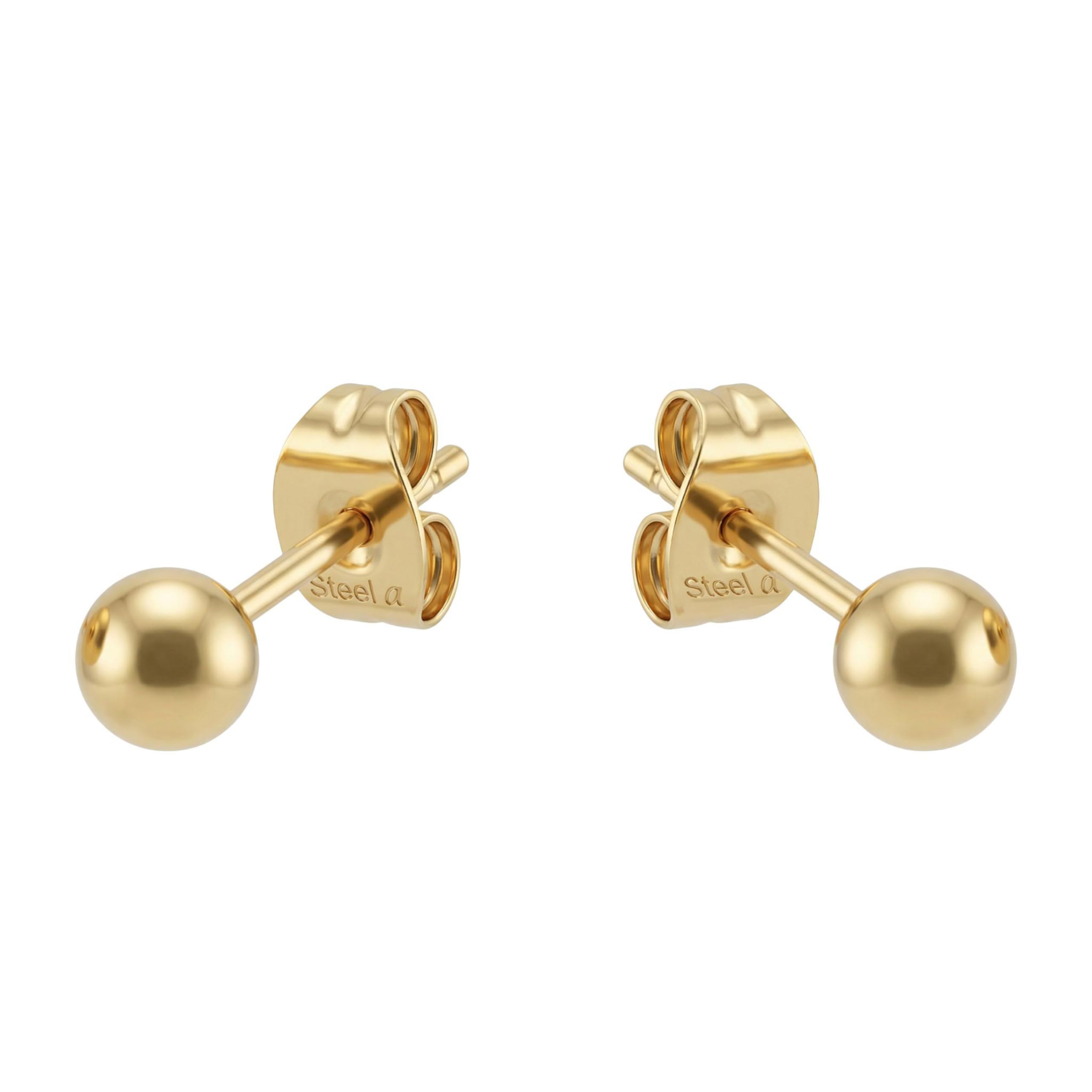 amor-ohrschmuck-amr-e0046-kugel-ohrstecker-vergoldet image 6