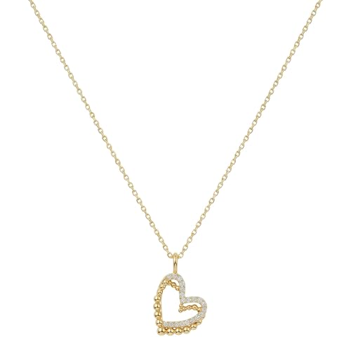 amor-halsschmuck-kette-amr-n0030-925-silber-gold-herz-zirkonia image 7