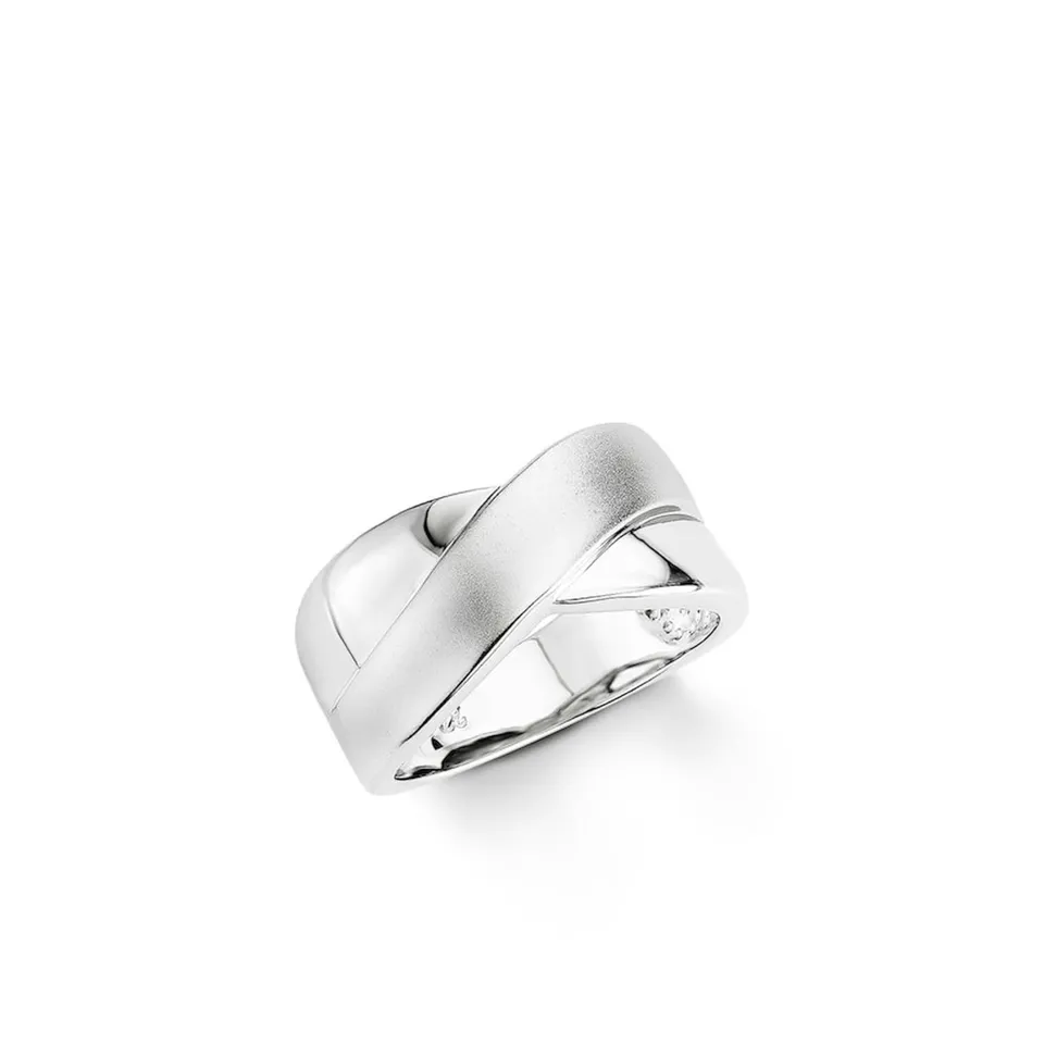 amor-ringe-silber-925-damenring-gr-54-matt-gl-nzend image 1