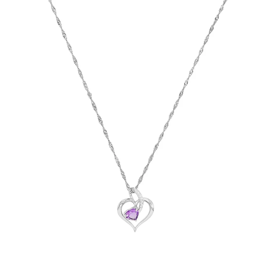 amor-halsschmuck-9188352-herz-halskette-925-silber-45-cm image 1