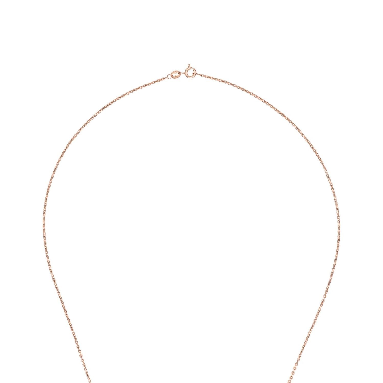 amor-halsschmuck-kette-anh-nger-70-cm-ros-zirkonia image 3