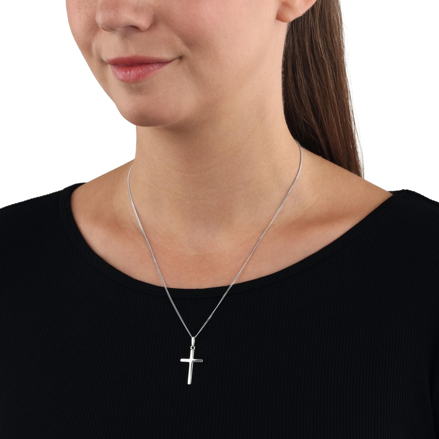amor-halsschmuck-kreuz-kette-925-silber-unisex image 4