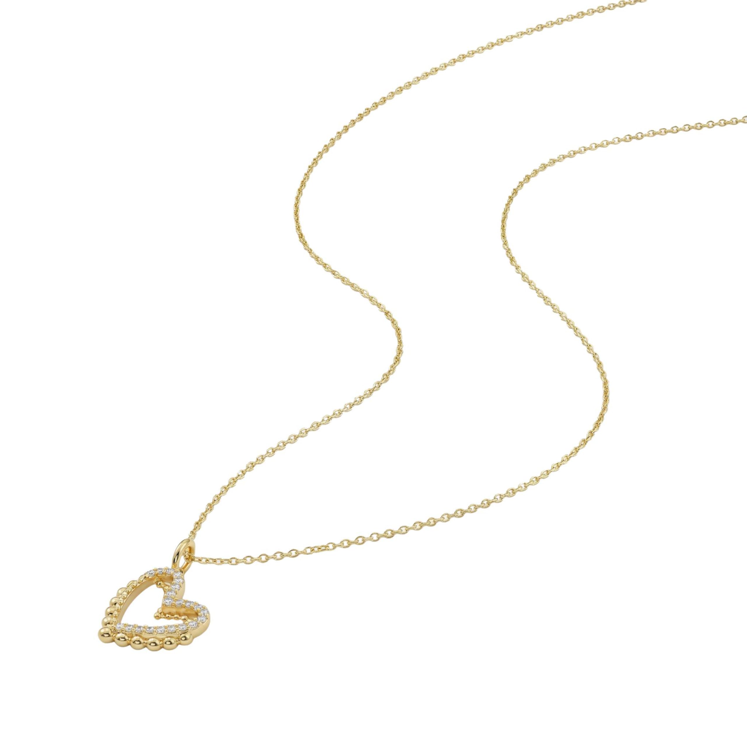 amor-halsschmuck-kette-amr-n0030-925-silber-gold-herz-zirkonia image 5