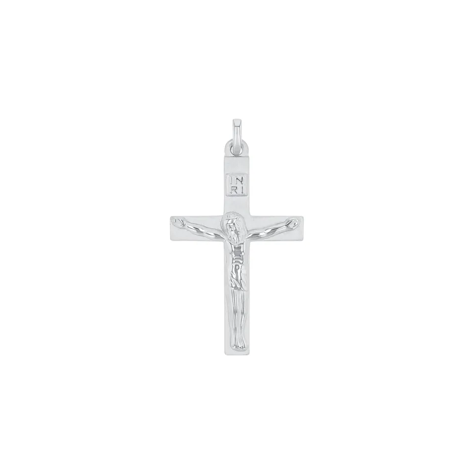 amor-anh-nger-2017519-kreuz-mit-corpus-silber-3-5-cm image 1
