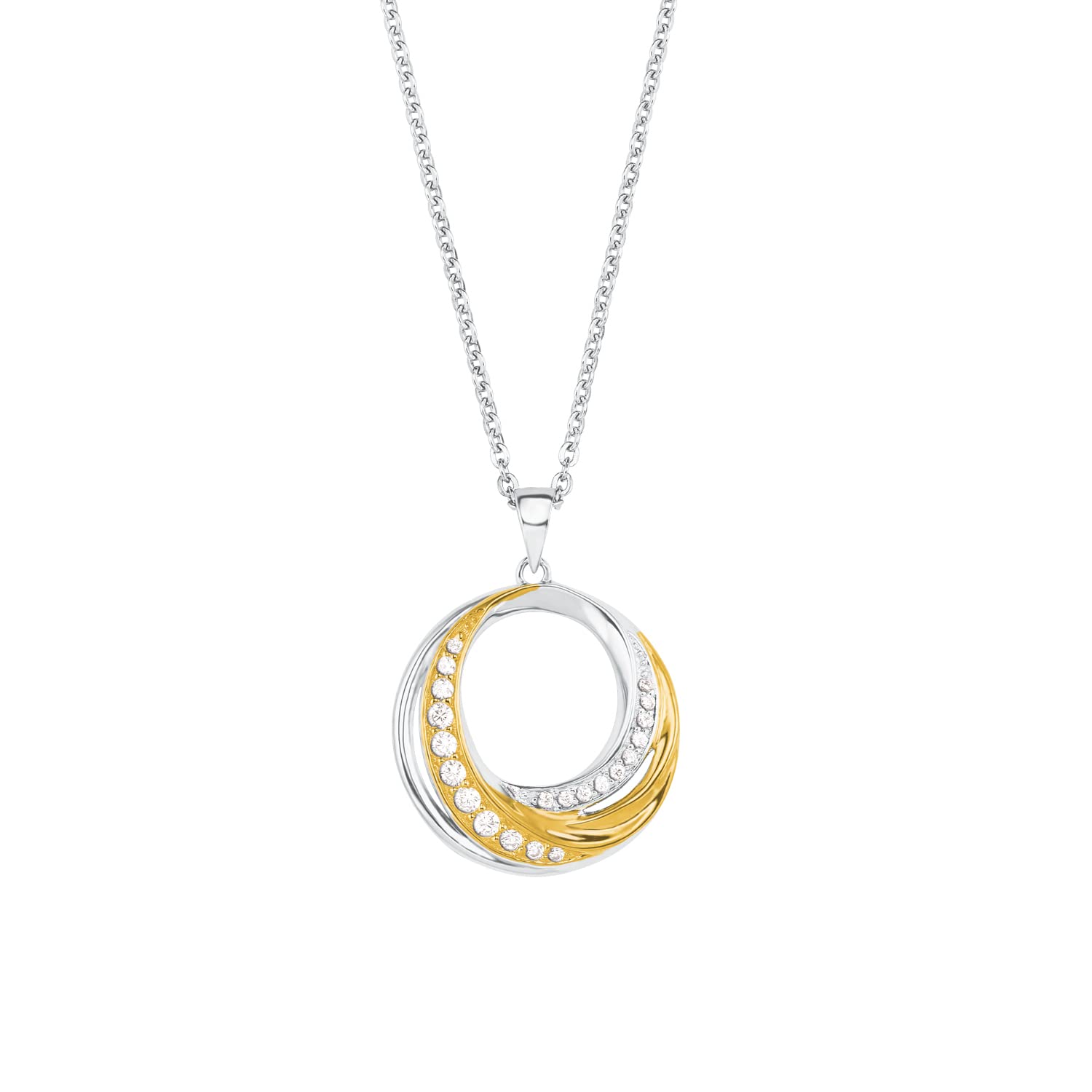amor-halsschmuck-2022093-kreiskette-bicolor-silber-50-cm image 1