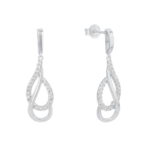 amor-2026220-ohrh-nger-silber-zirkonia-2-8-cm-damen image 7