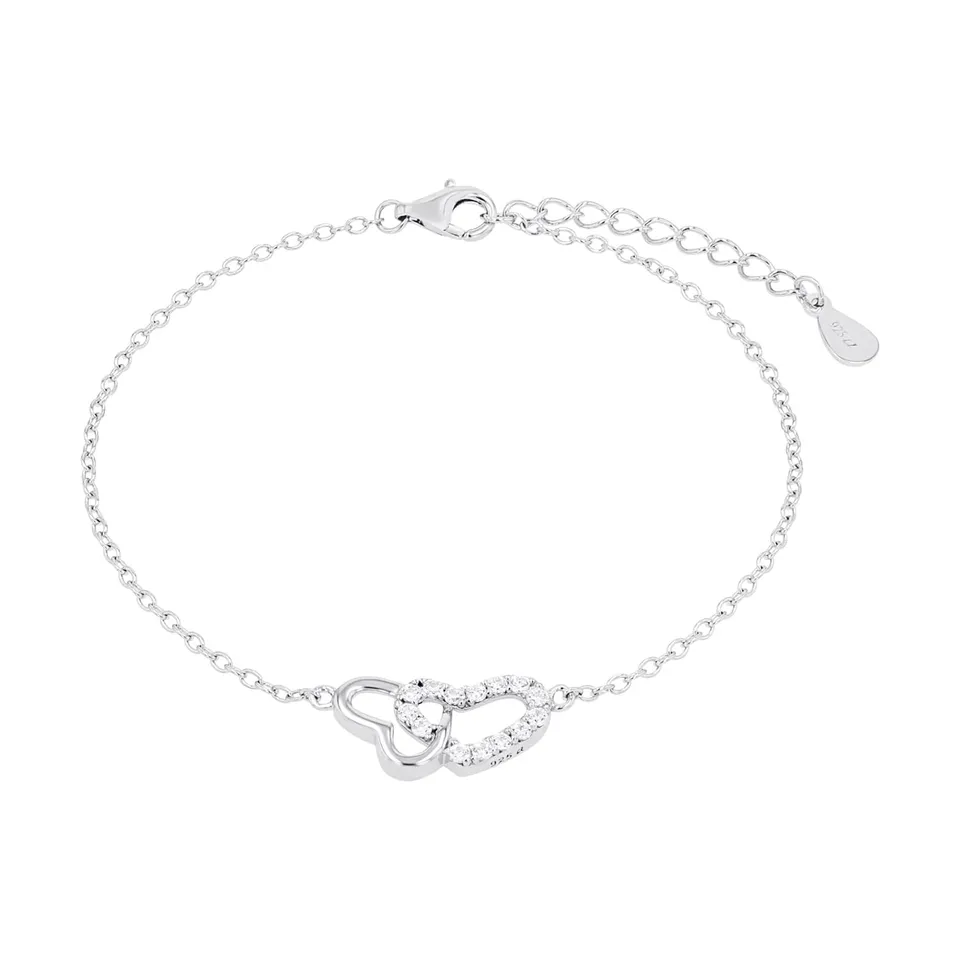 amor-2017178-armband-herz-wei-17-3-cm-925-silber image 1