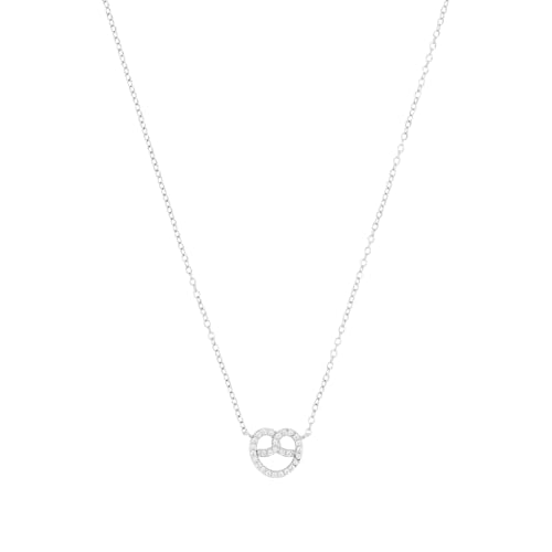 amor-halsschmuck-halskette-925-silber-brezel-zirkonia image 7