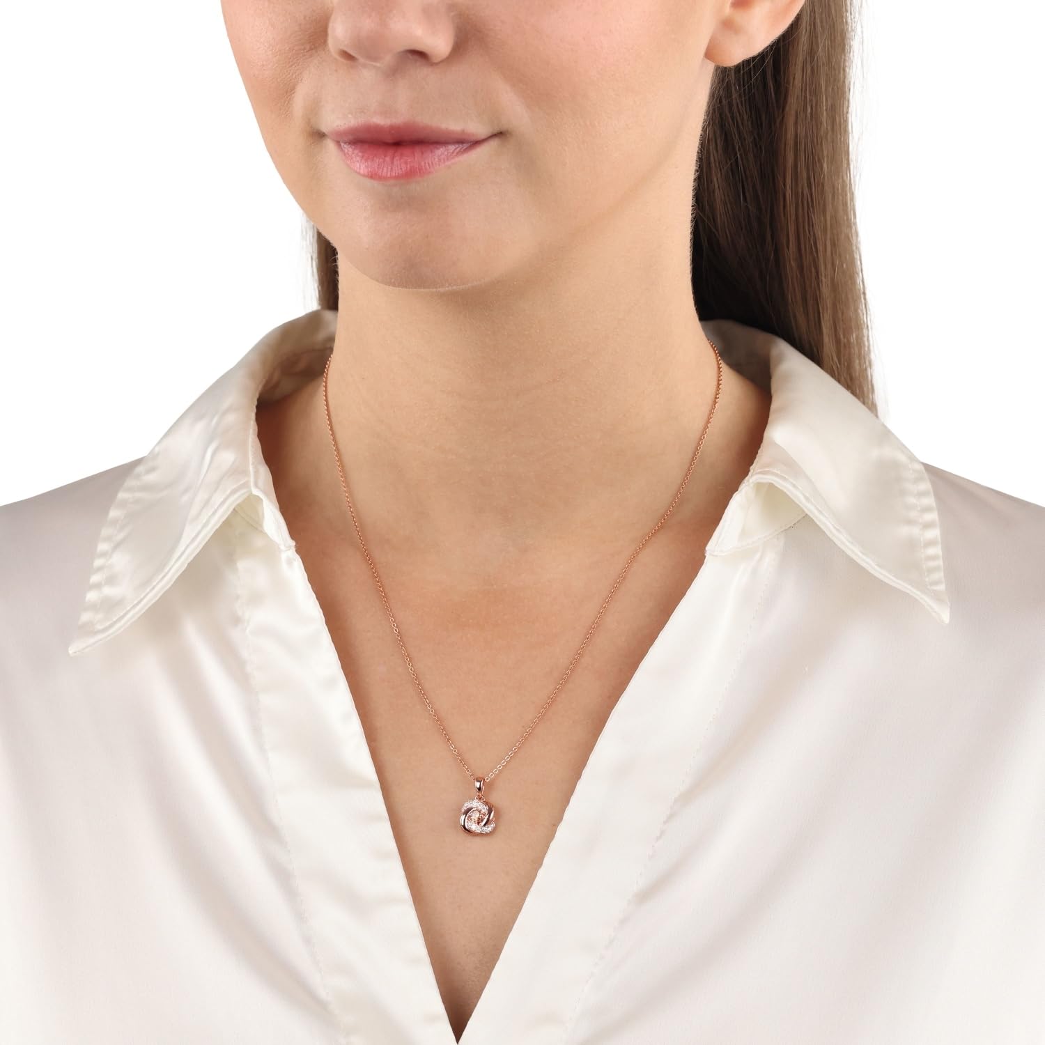 amor-kette-925-silber-ros-zirkonia-45-cm-9271313 image 2