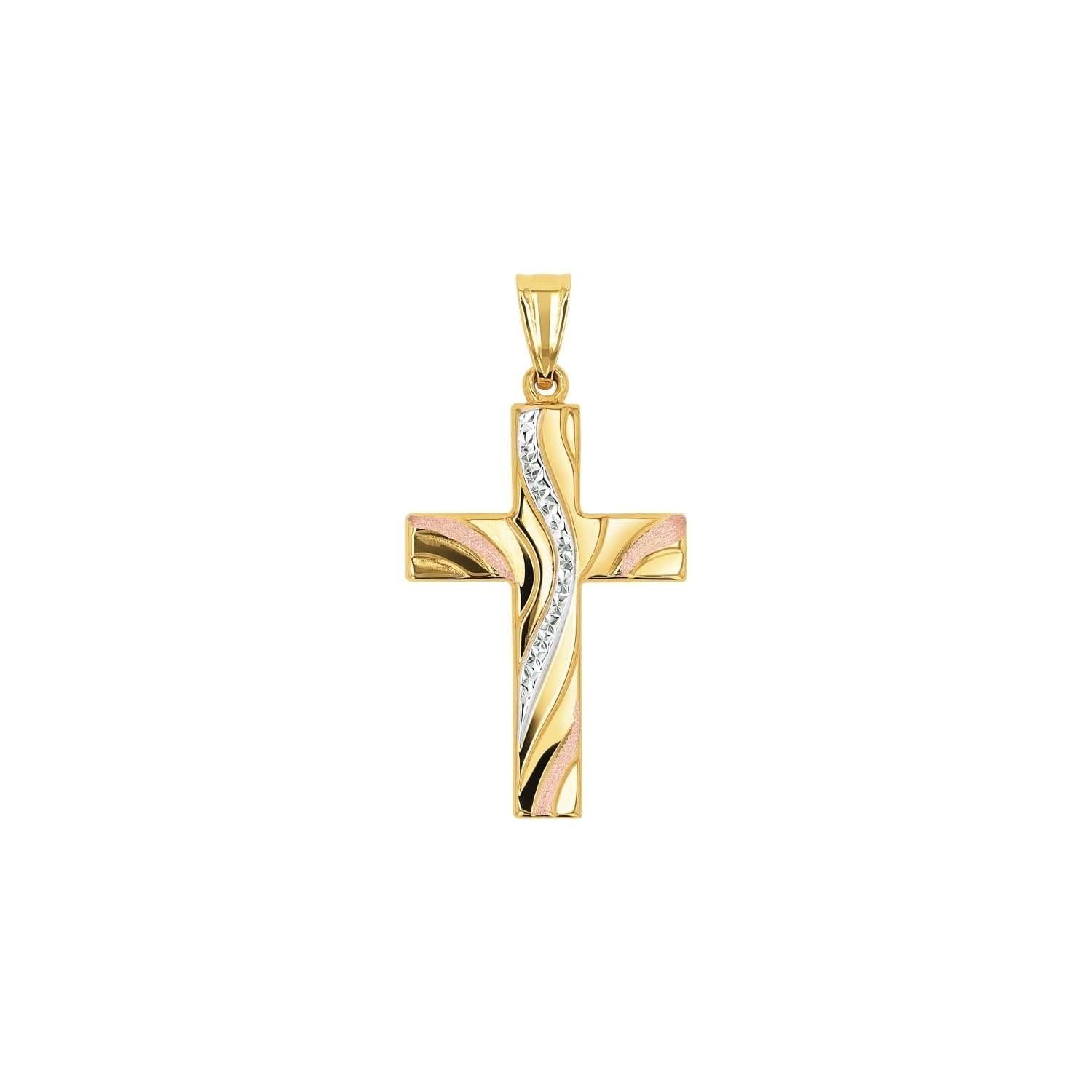 amor-motivanh-nger-9038596-kreuz-anh-nger-tricolor-3-5-cm image 1
