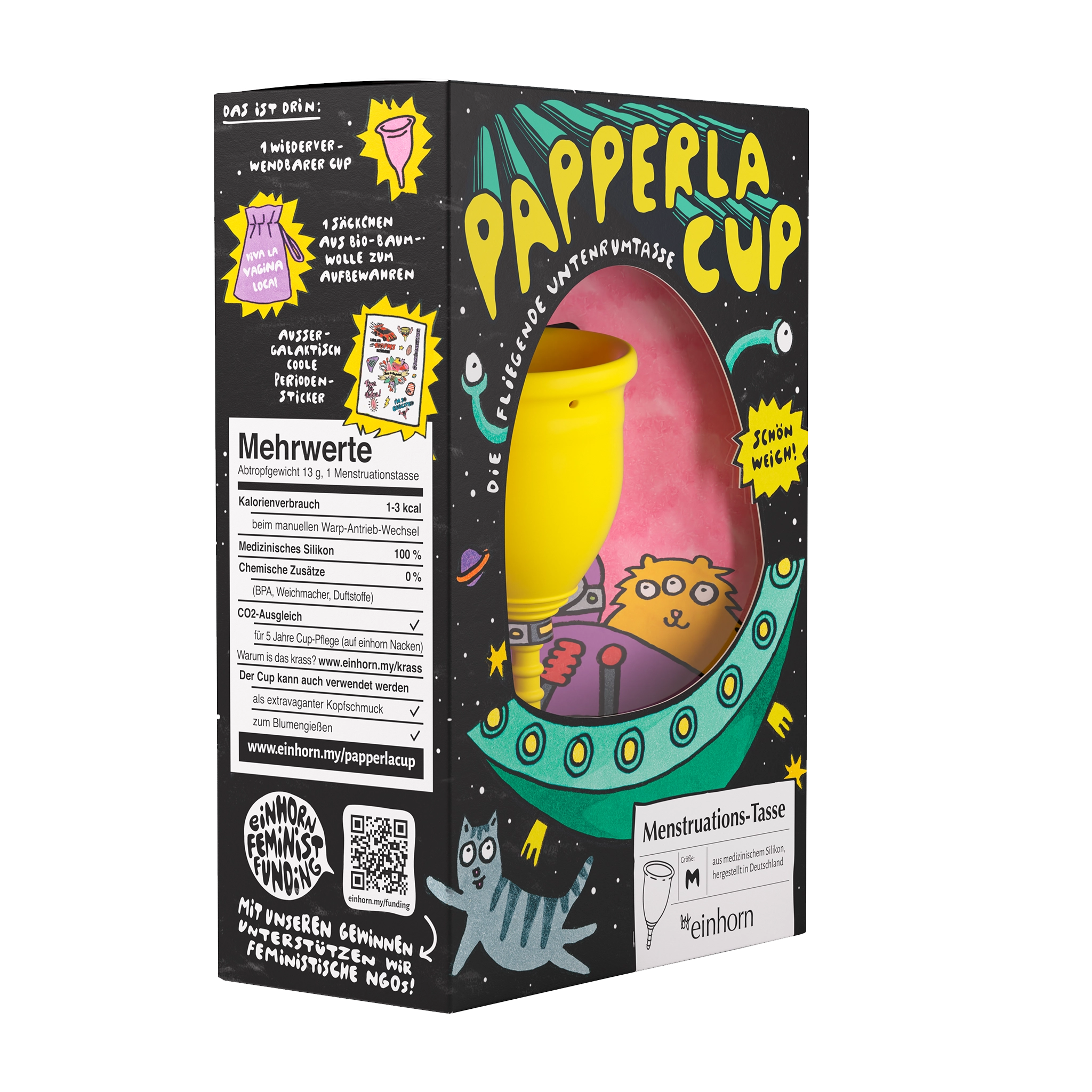 einhorn-papperlacup-menstruationstasse-medizinisches-silikon image 2