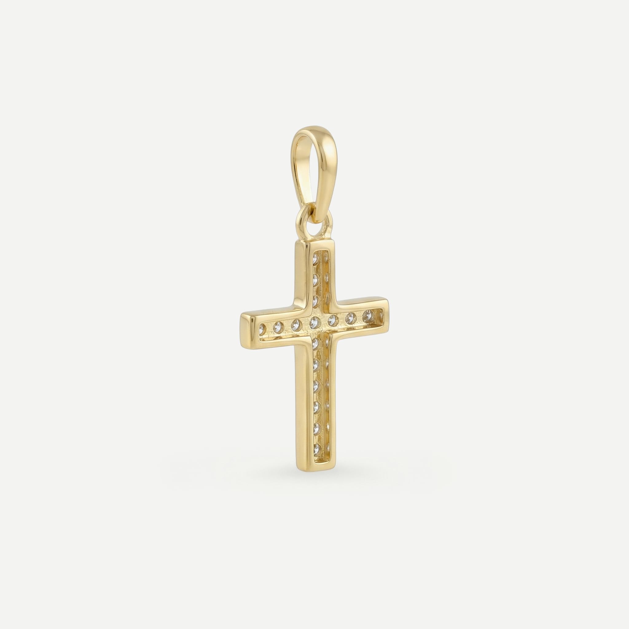 amor-2034135-kreuz-anh-nger-gold-zirkonia-1-7-cm image 3