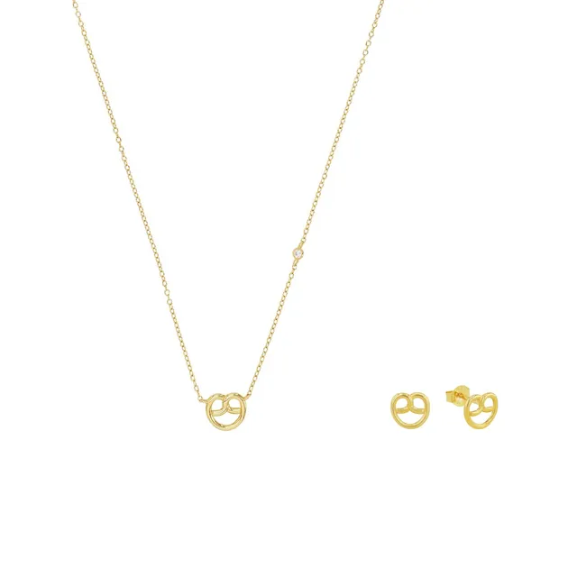 amor-sets-multiset-2039238-silber-brezel-zirkonia-40-5cm image 1