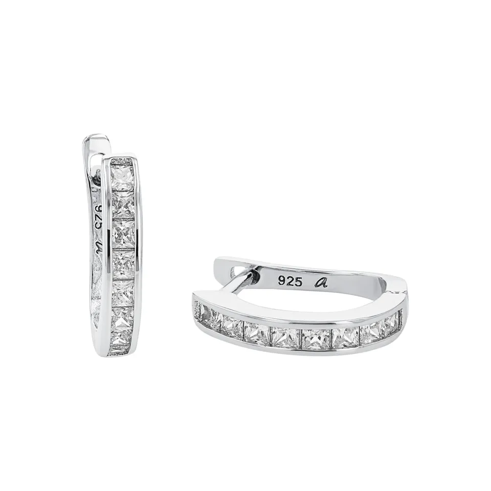 amor-ohrschmuck-2017392-creolen-silber-1-1-cm-zirkonia image 1