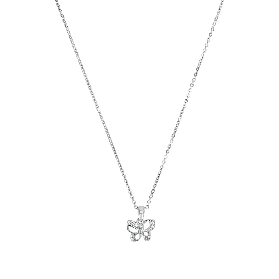 amor-halsschmuck-2021300-schmetterling-kette-925-silber-kind image 1