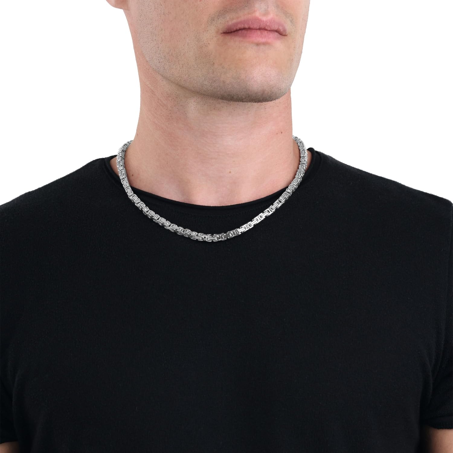 amor-2040439-herren-halskette-edelstahl-50-cm-silber image 2