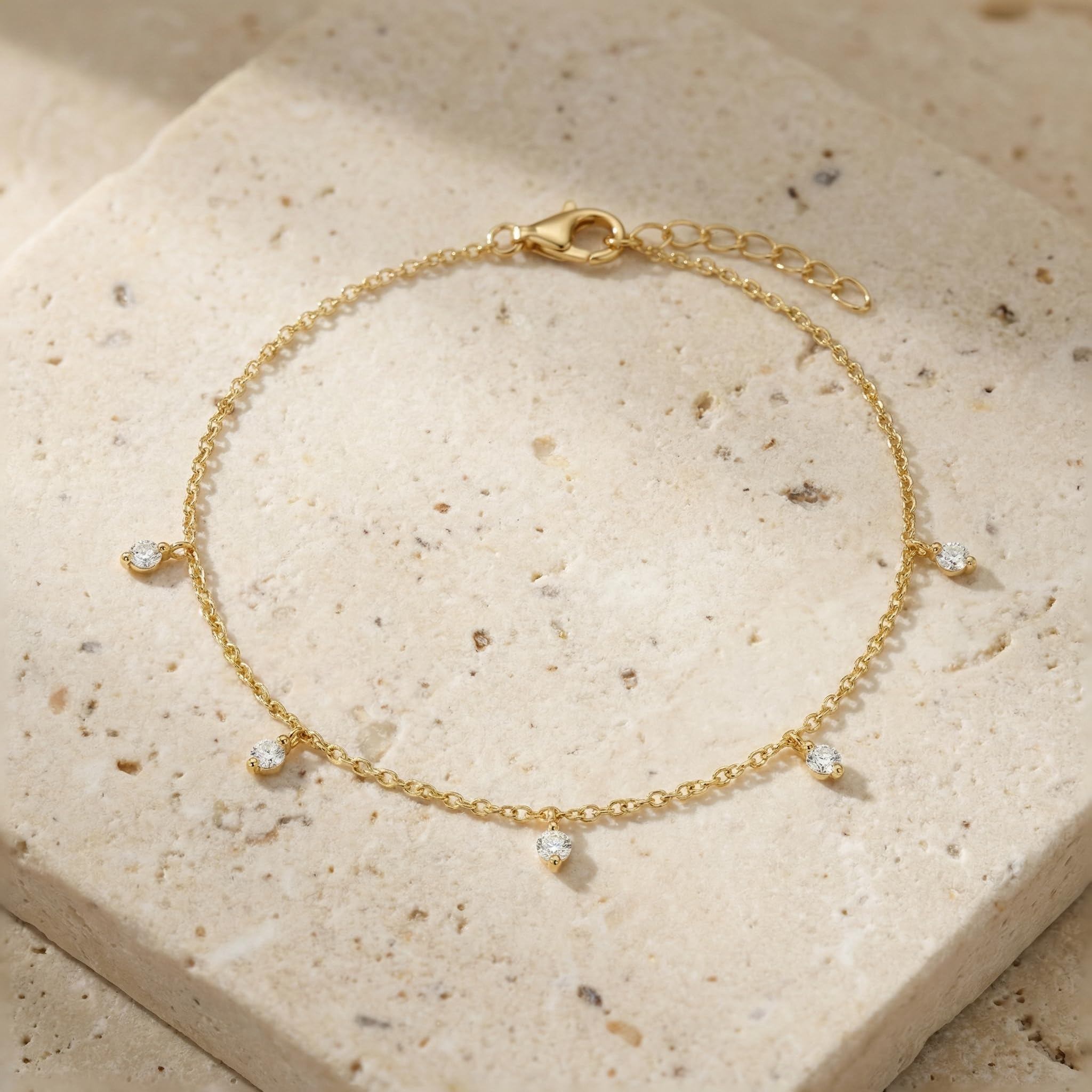 amor-armschmuck-armband-amr-b0013-gold-zirkonia-925-silber image 6