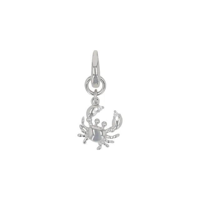 amor-charms-2038497-charm-krebs-wei-zirkonia-925-silber-2-1-cm image 1