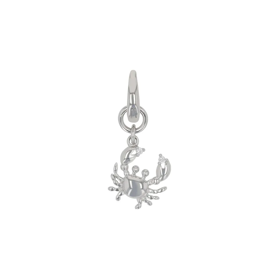 amor-charms-2038497-charm-krebs-wei-zirkonia-925-silber-2-1-cm image 1