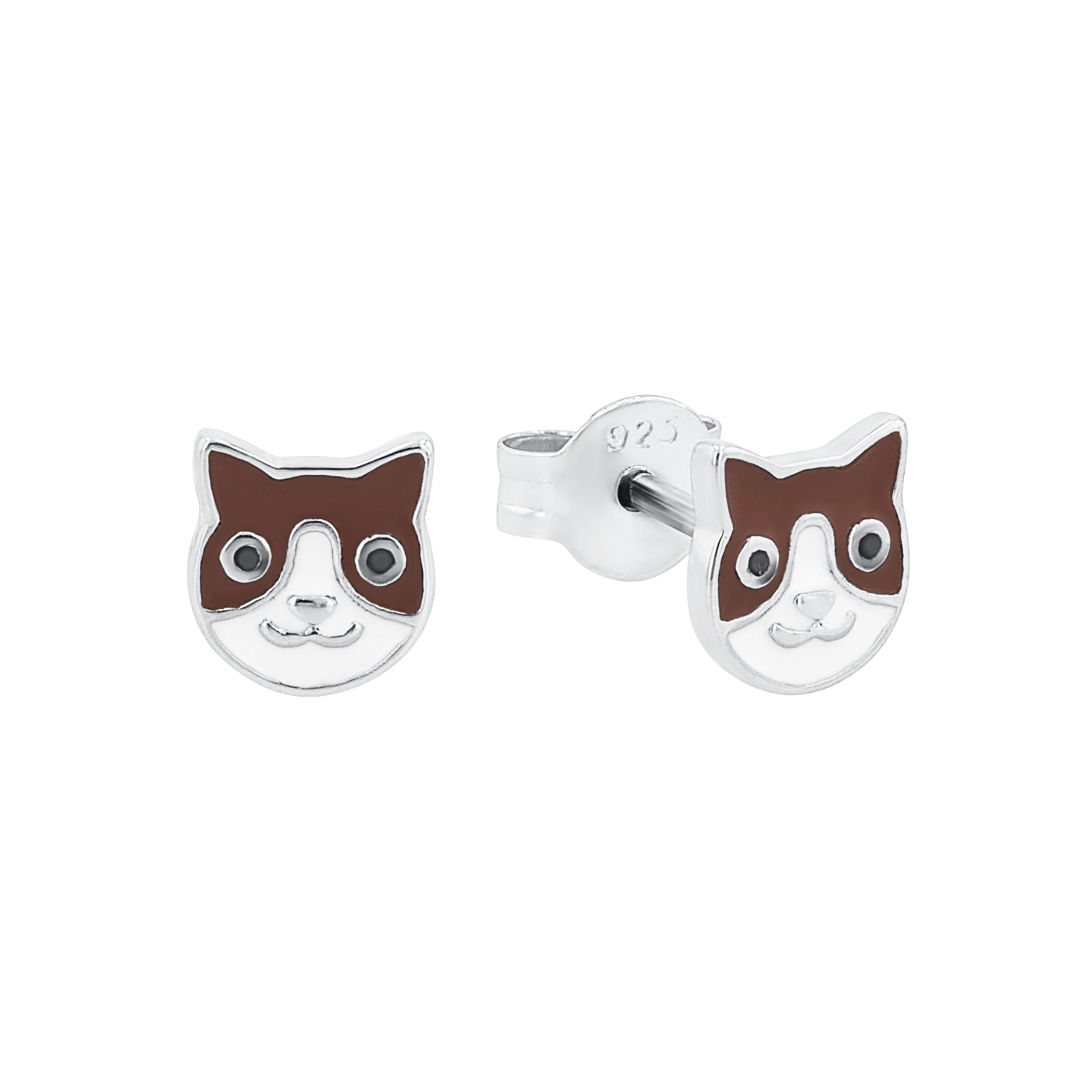 amor-tiere-ohrstecker-925-silber-t-rkise-kristalle-geschenkbox image 1