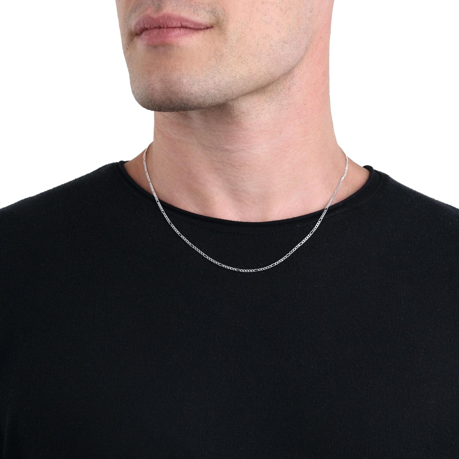 amor-halsschmuck-collier-2017506-figarokette-50-cm-unisex image 5