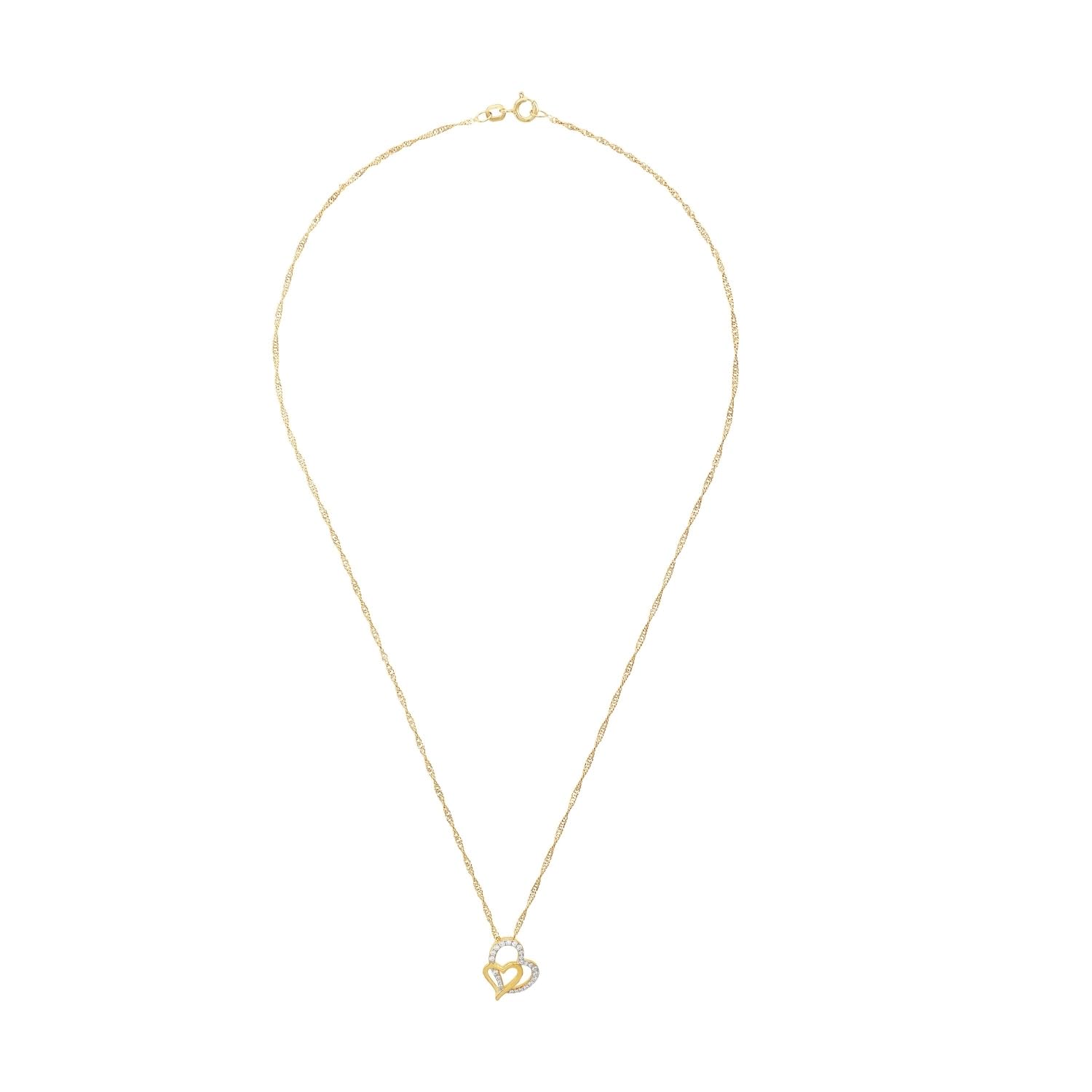 amor-halsschmuck-2022076-kette-herz-gold-45-cm-zirkonia image 4