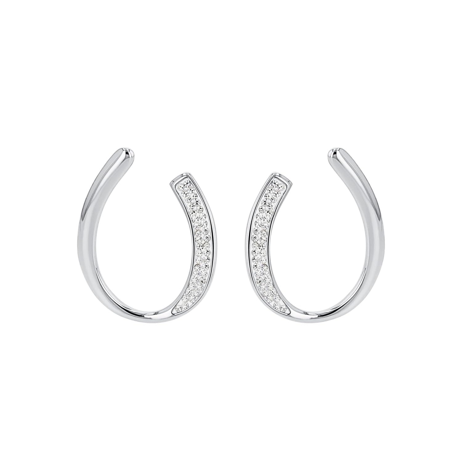 amor-ohrschmuck-creolen-edelstahl-3-1-cm-silber-zirkonia image 4