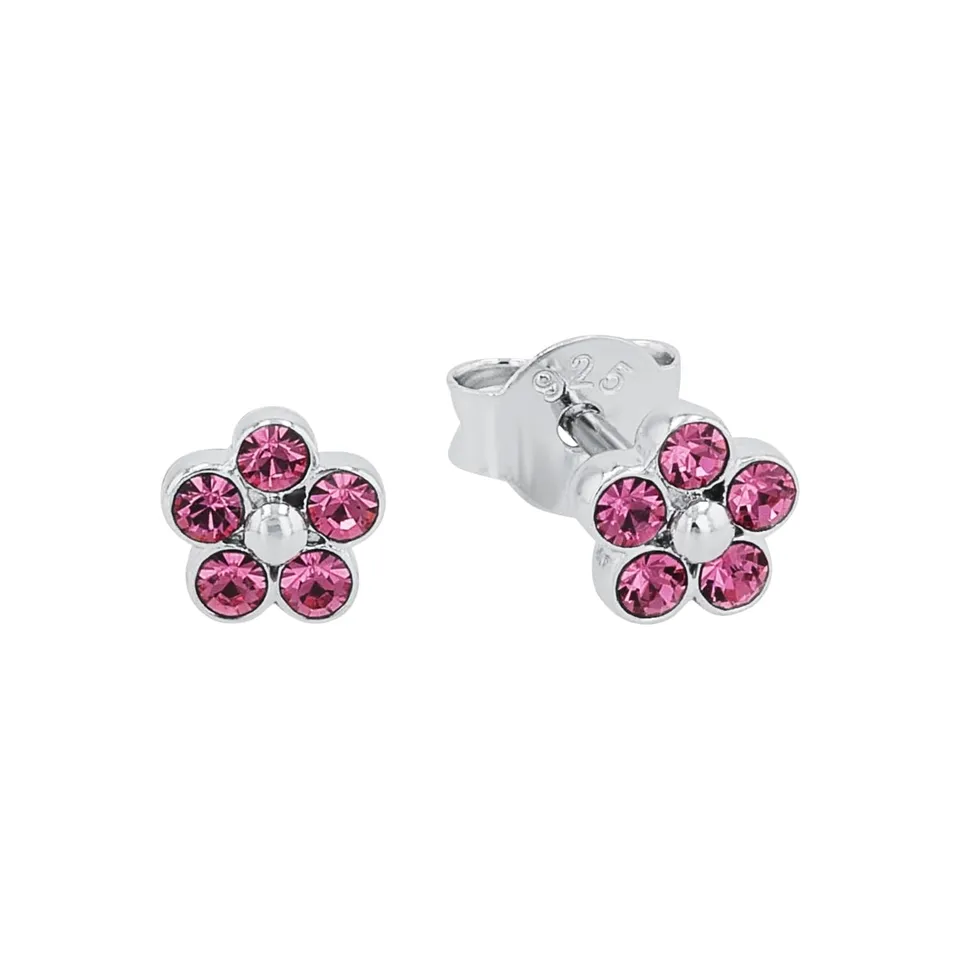 amor-amr-eg0001-blumen-ohrstecker-925-silber-ohrringe-rosa image 1