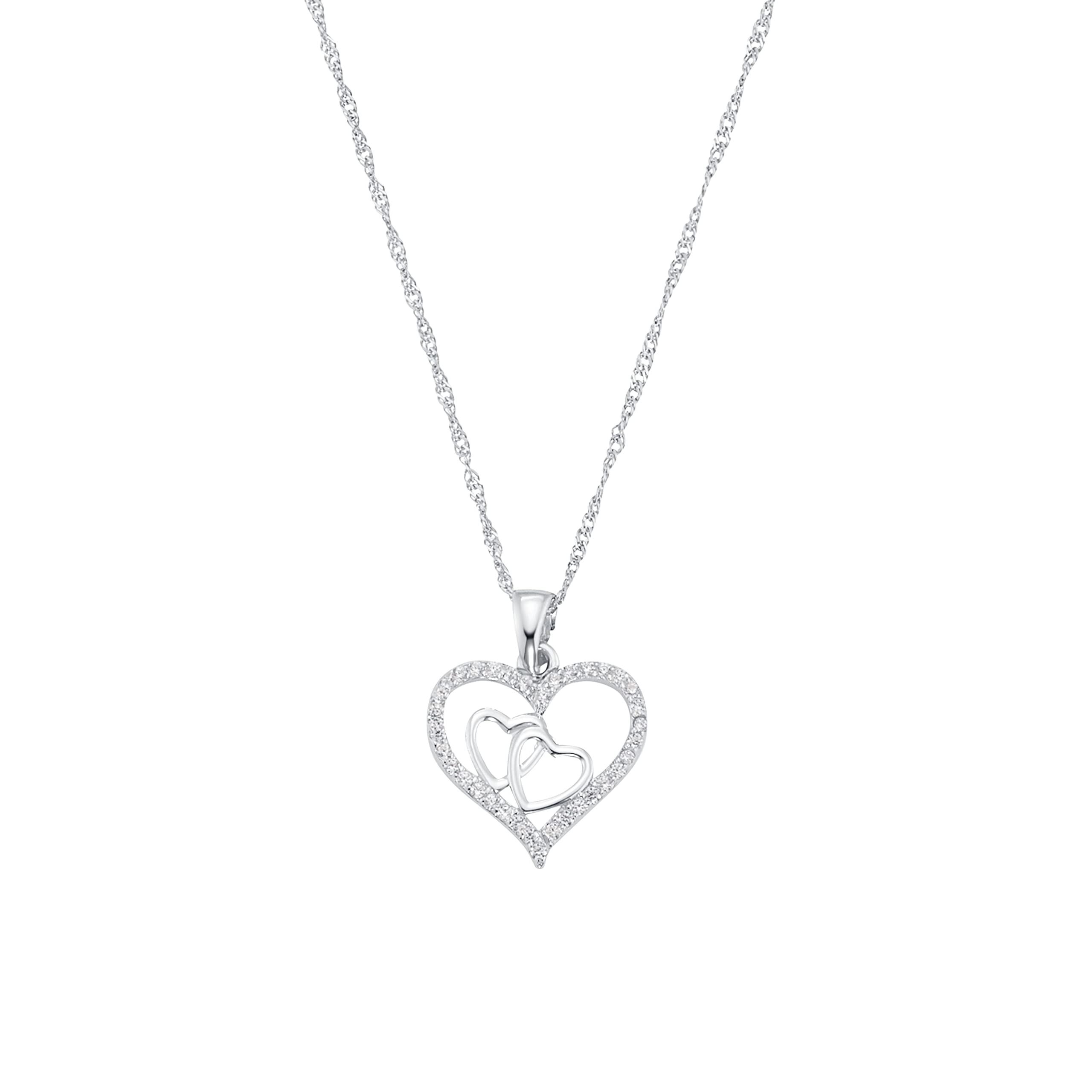 amor-halsschmuck-tripple-herz-kette-925-silber-zirkonia image 1