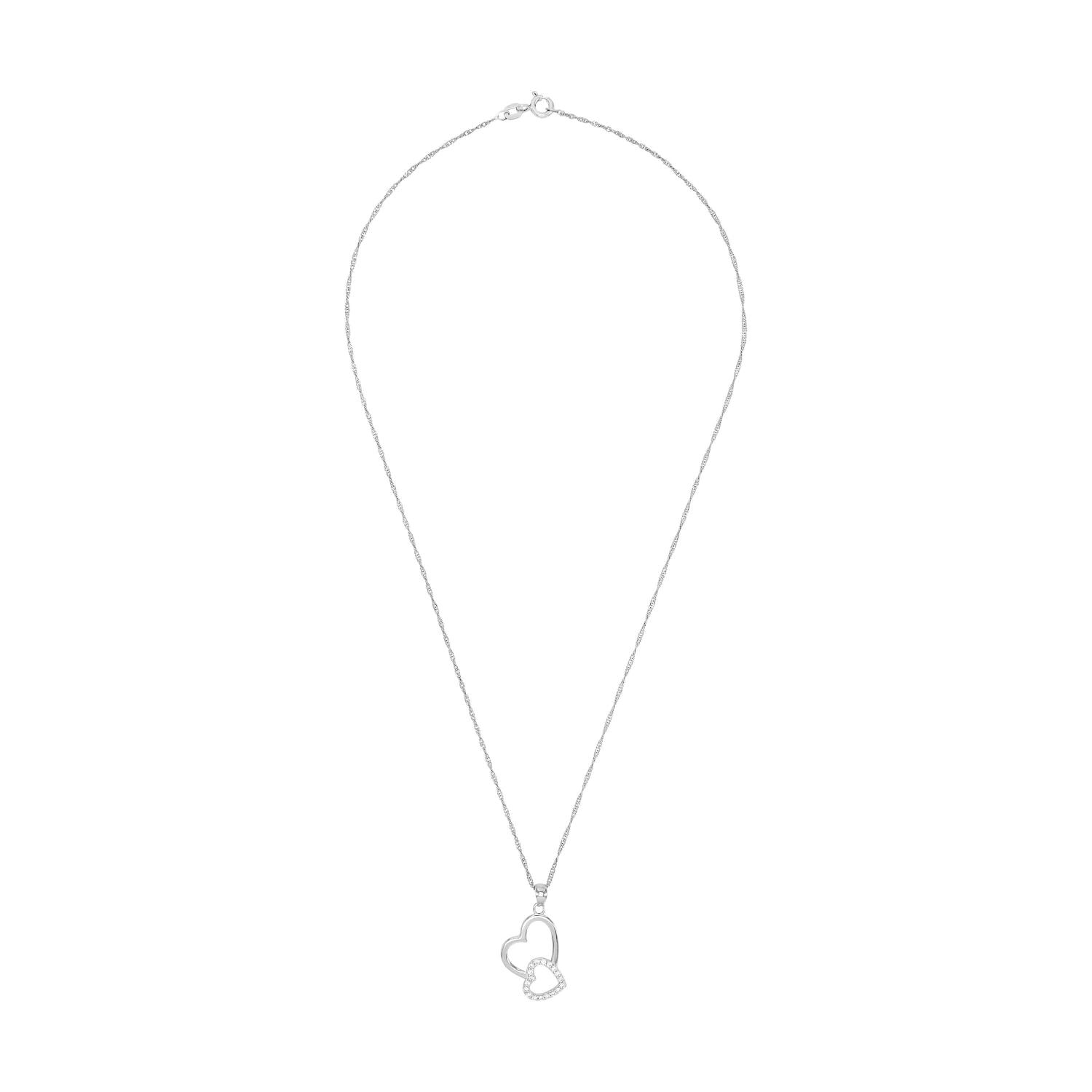 amor-halsschmuck-9188307-herzkette-42-cm-silber-zirkonia image 4