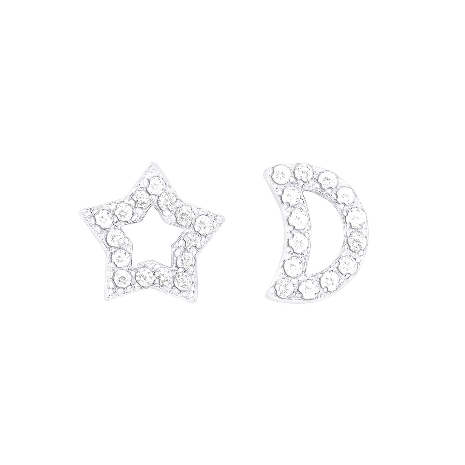 amor-ohrschmuck-ohrstecker-mond-sterne-925-silber image 3