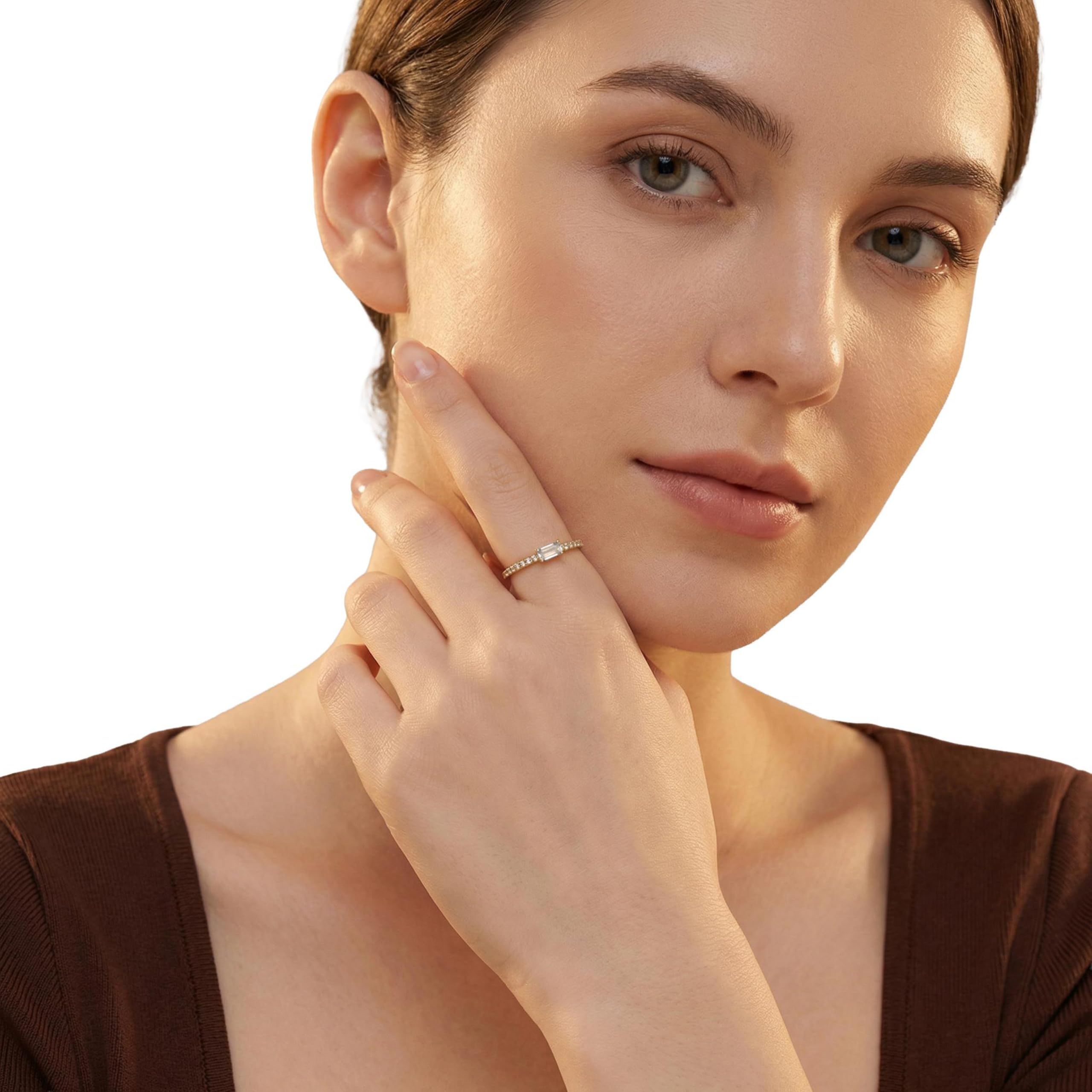 amor-ringe-baguette-ring-925-silber-gold-gr-17-zirkonia image 3
