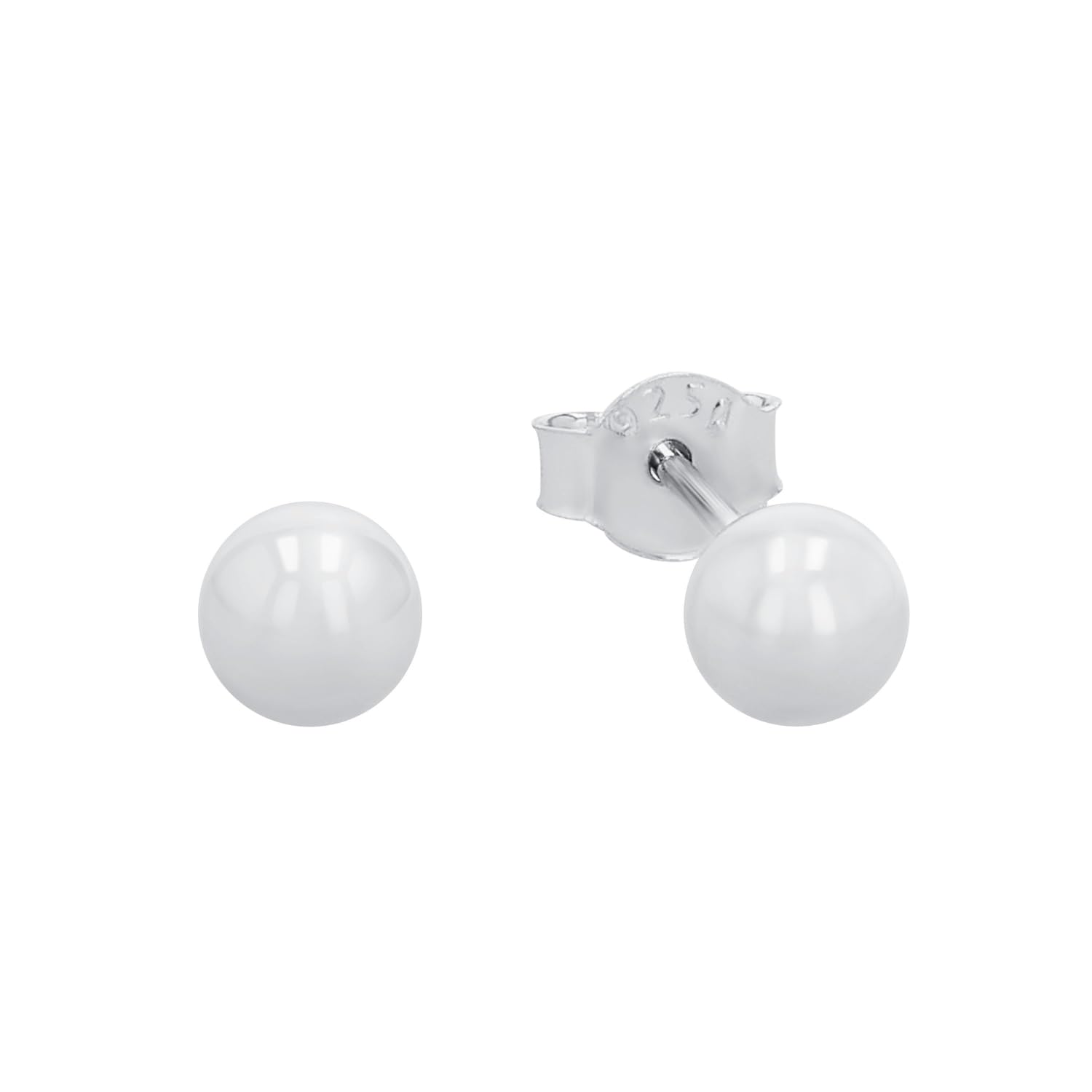 amor-ohrschmuck-ohrstecker-9062843-silber-0-5-cm-rhodiniert image 1