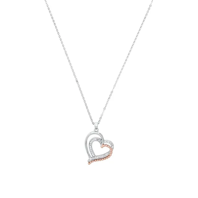 amor-2022049-herz-kette-bicolor-925-silber-45-cm image 1