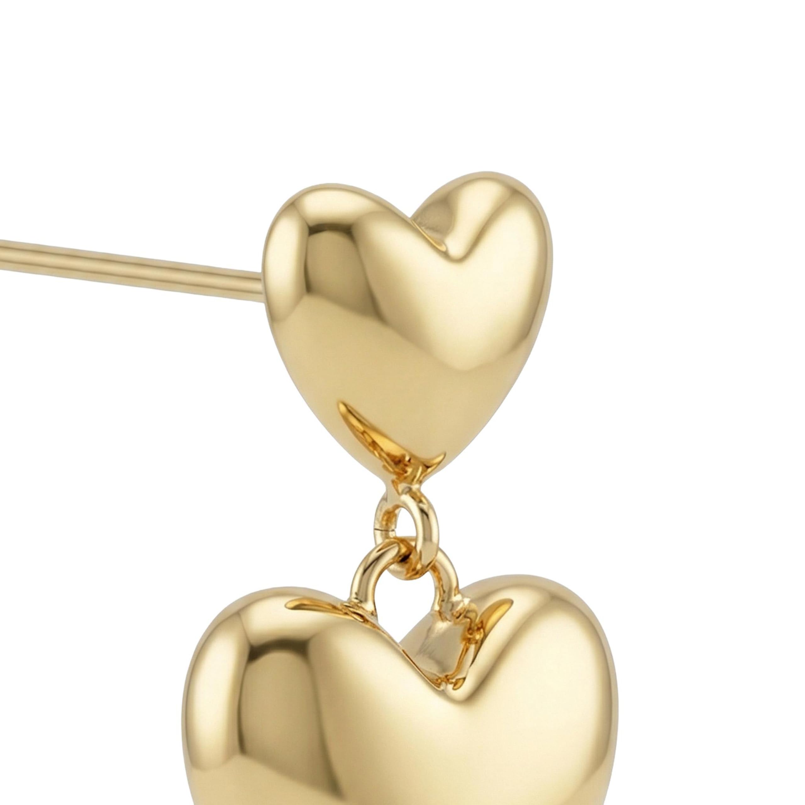 amor-ohrschmuck-amr-e0045-herz-ohrh-nger-vergoldet image 5